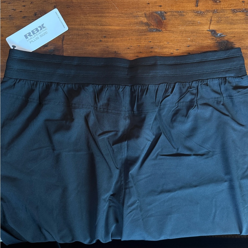NWT RBX Wome’s Black Athletic Cropped Cargo Pants - Picture 5 of 7